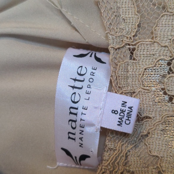 Nanette gold lace cocktail dress - Picture 7 of 7